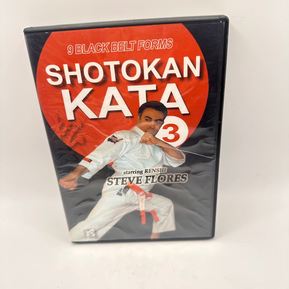 Shotokan Kata Vol 3 9 Black Belt Forms DVD Renshi Steve Flores Martial Arts